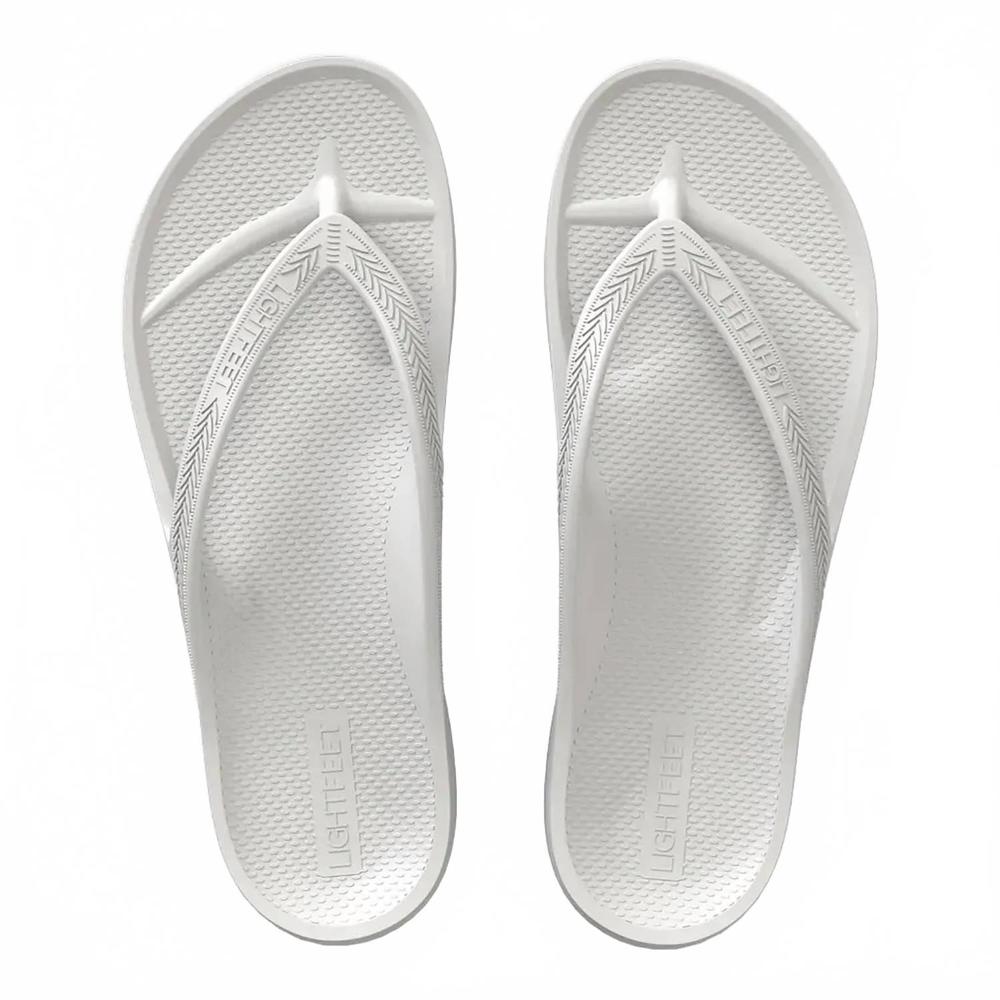 NEW LIGHTFEET women's arch support sandals in white